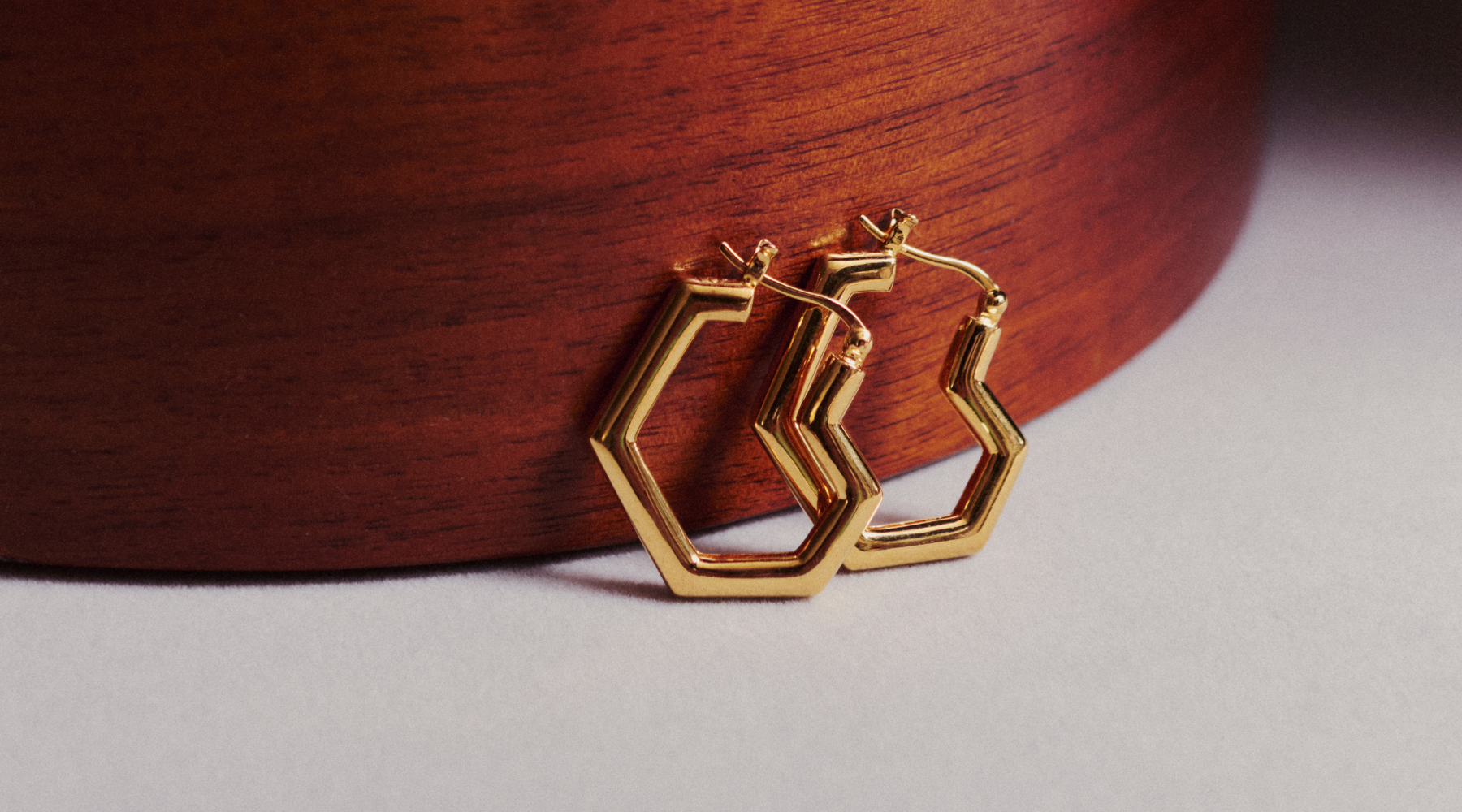 Jewelry gold plated hoop earrings