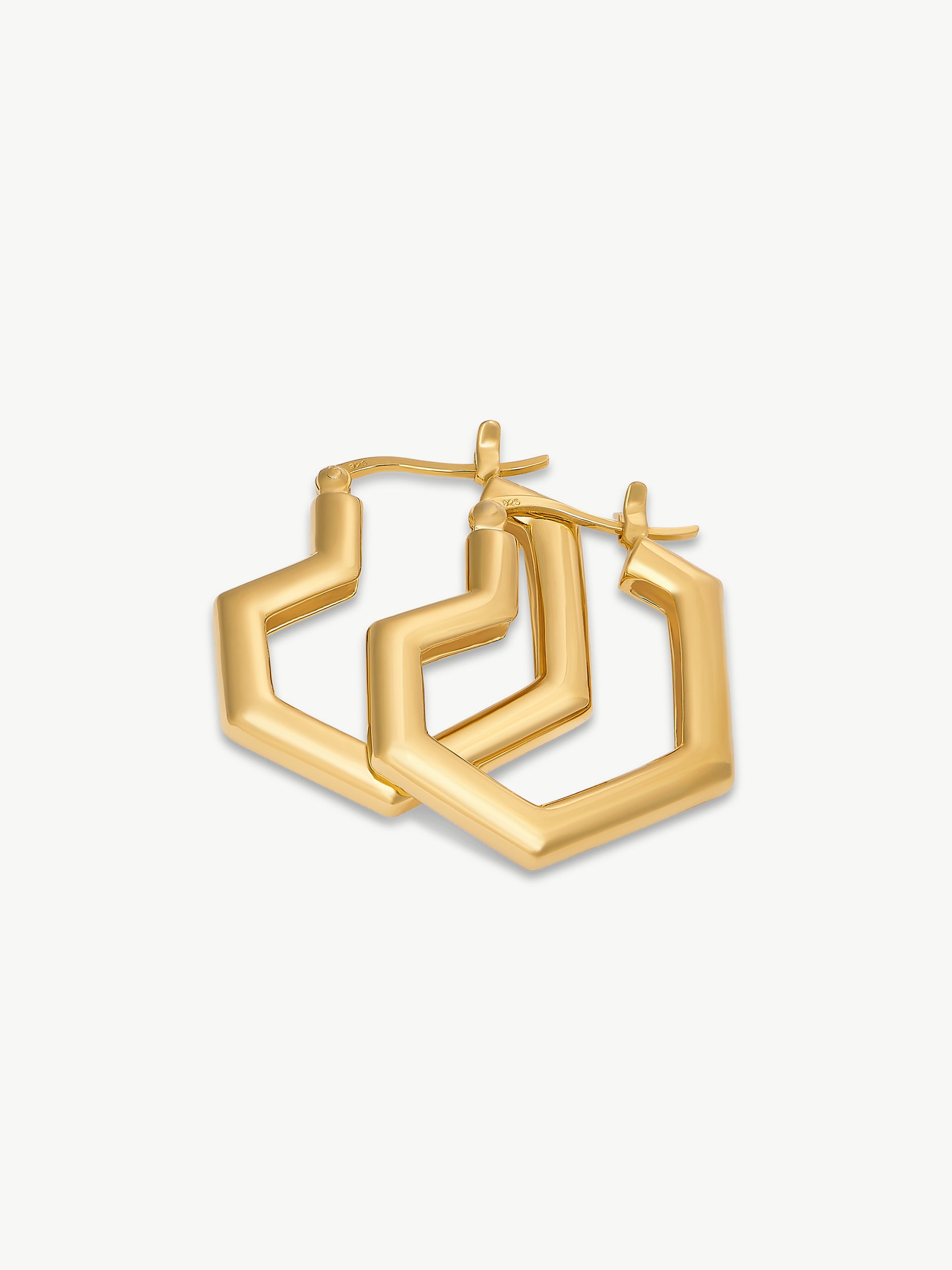 DARYL SMALL HOOPS <br> 18k Gold Plated