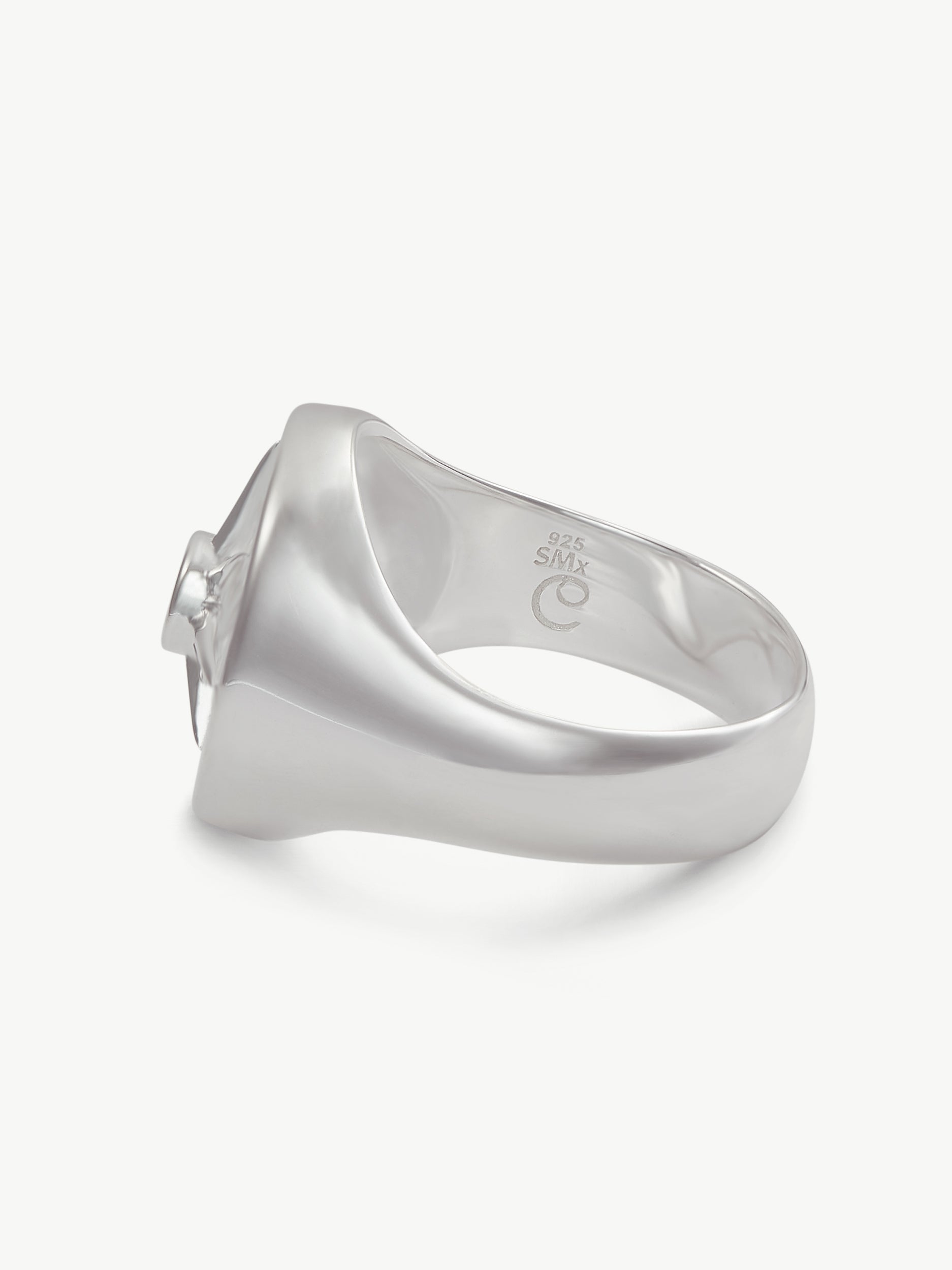 ASTRID RING <br> Sterling Silver - Pink Rhodochrosite