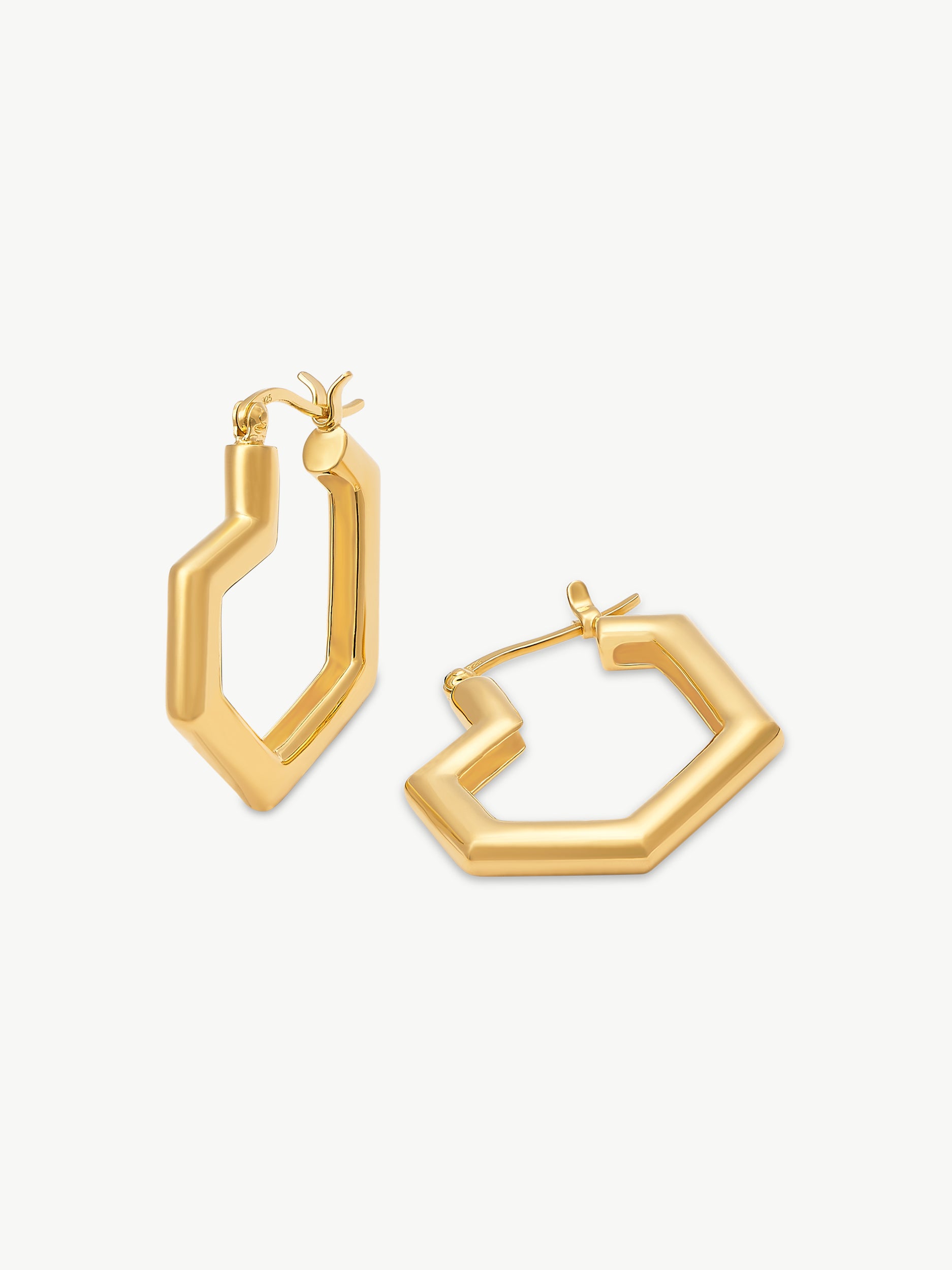 DARYL SMALL HOOPS <br> 18k Gold Plated