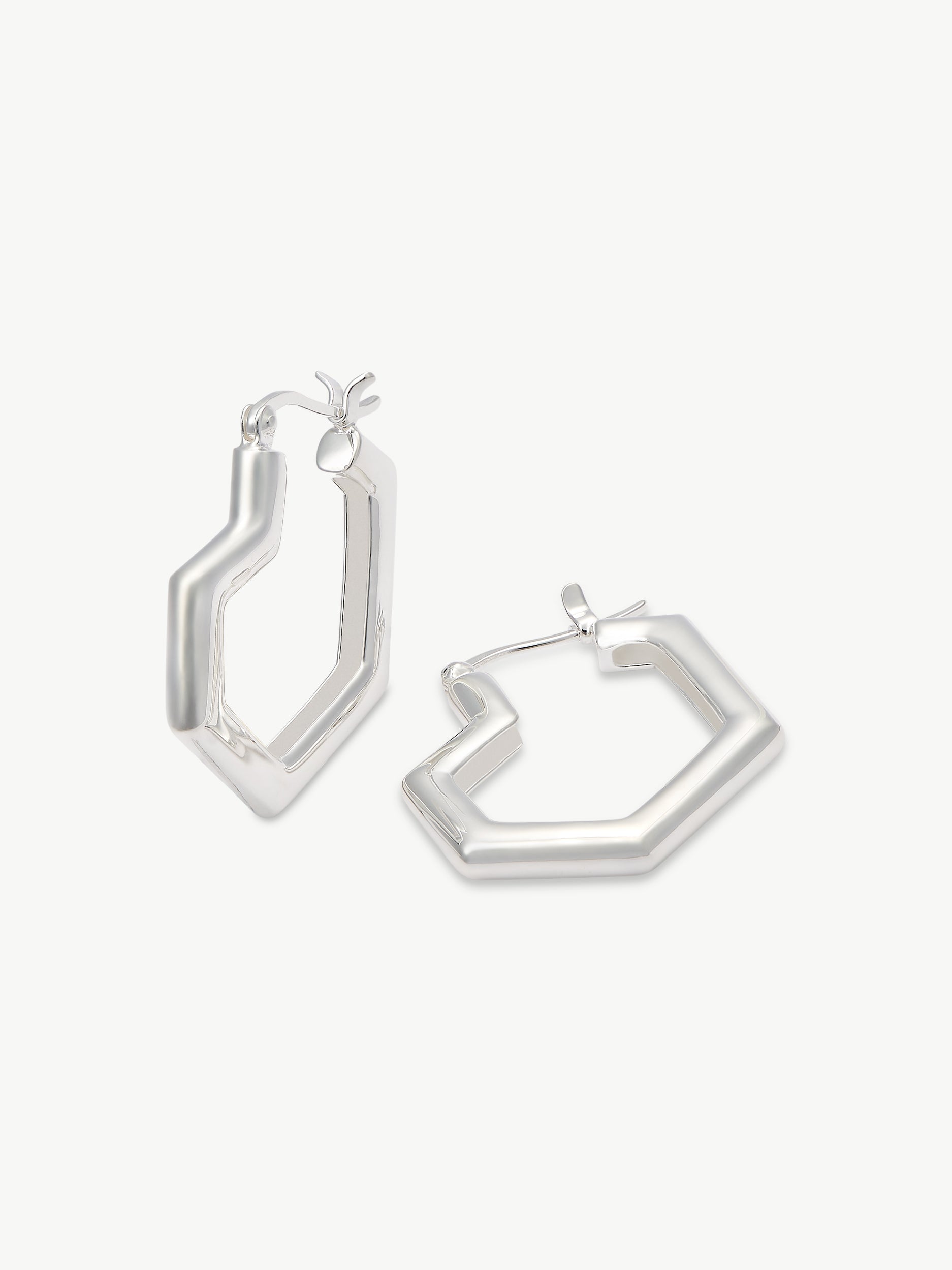 DARYL SMALL HOOPS <br> Sterling Silver