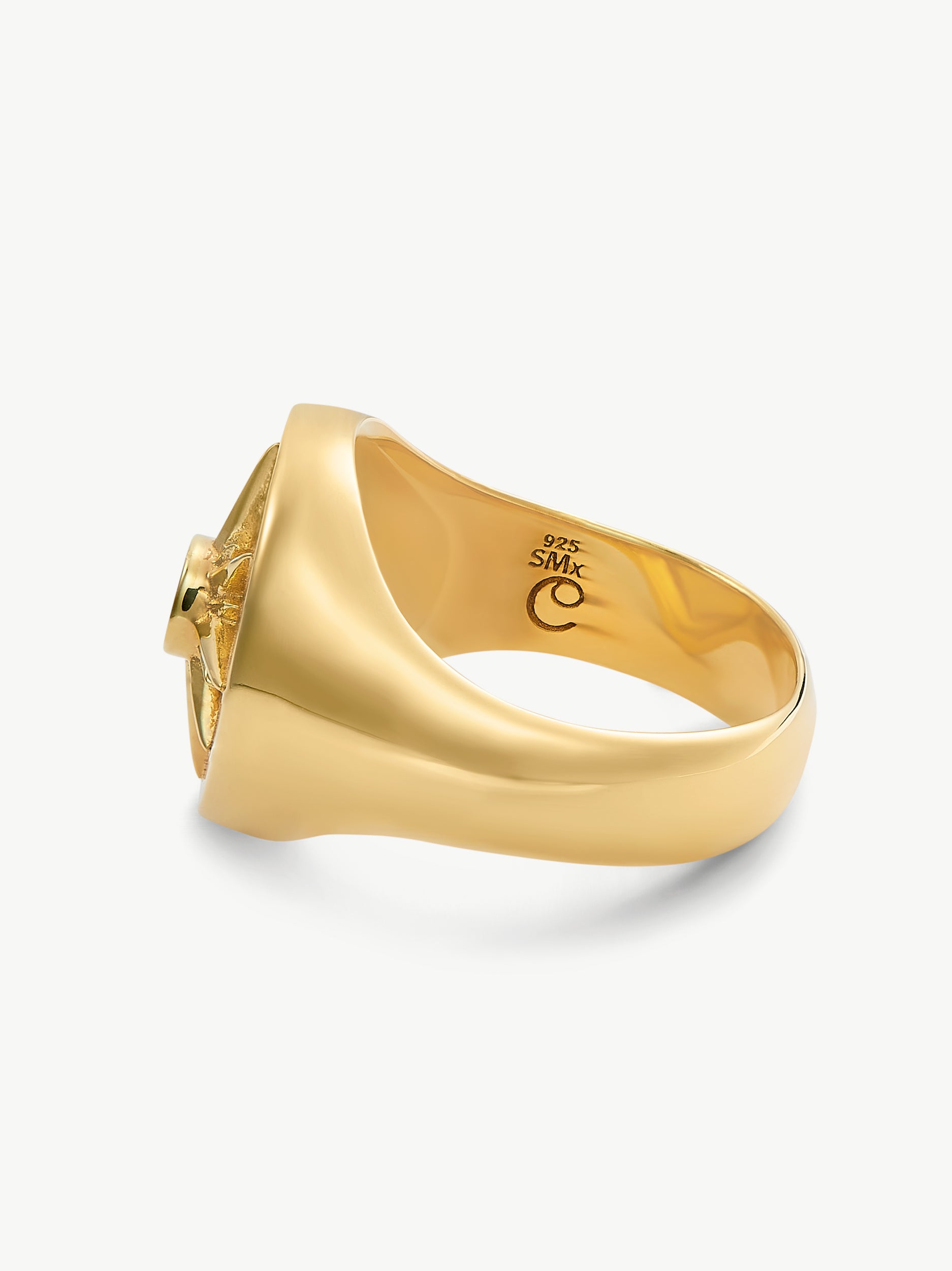 ASTRID RING <br> 18k Gold Plated - Onyx